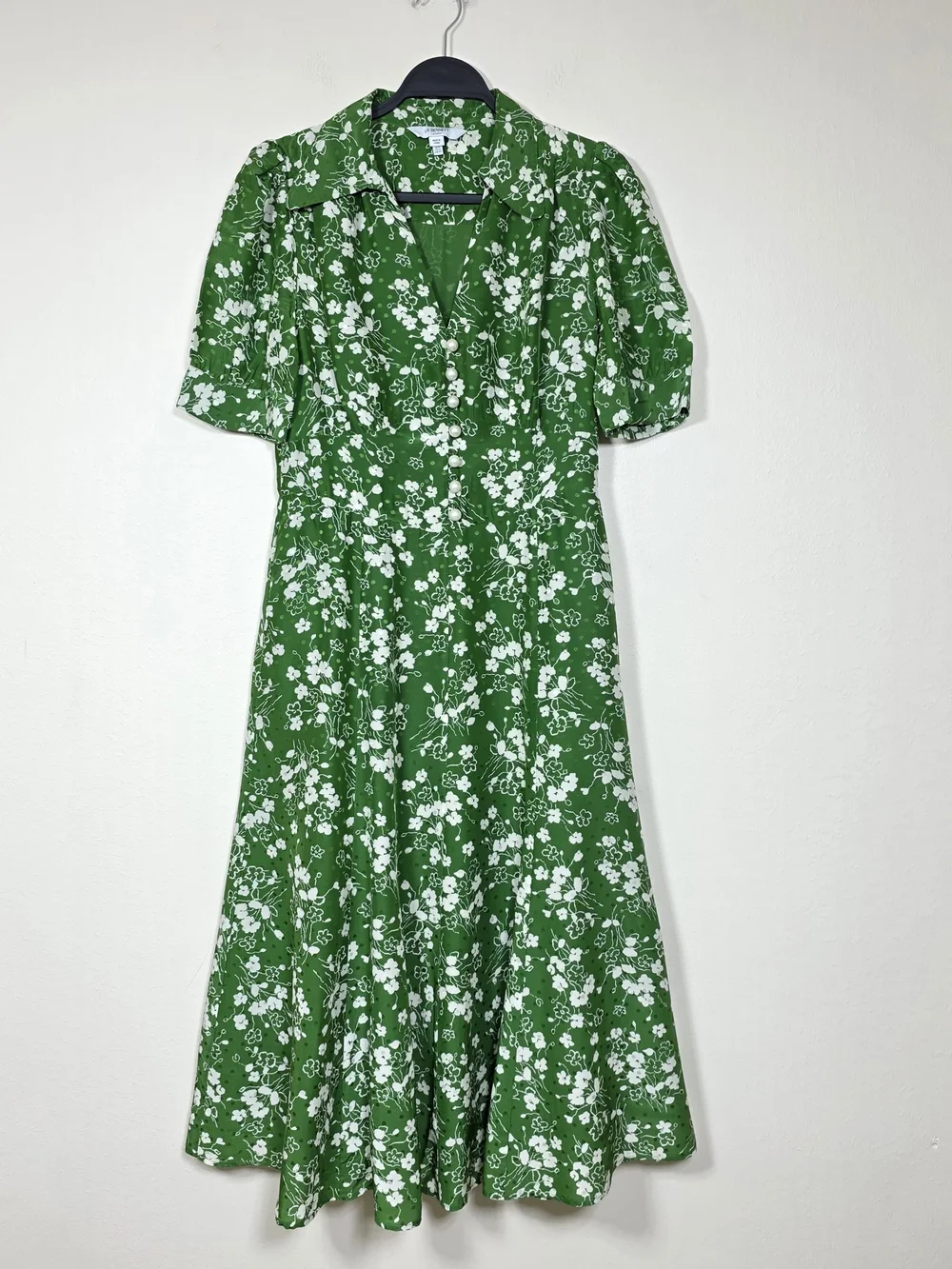 L.K. BENNETT SILK SOPHIE WILDFLOWER DRESS SIZE 8 MSRP $675 - Picture 4 of 10